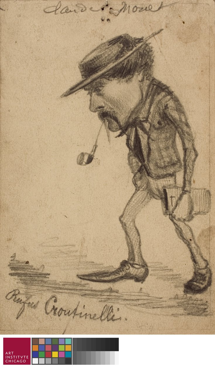Henri Cassinelli karikatúrája alkotó: Claude Monet