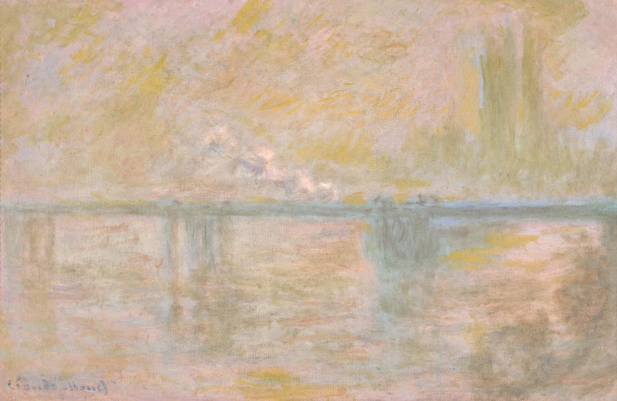 Charing-Cross Bridge Londonban, kb. 1902 alkotó: Claude Monet