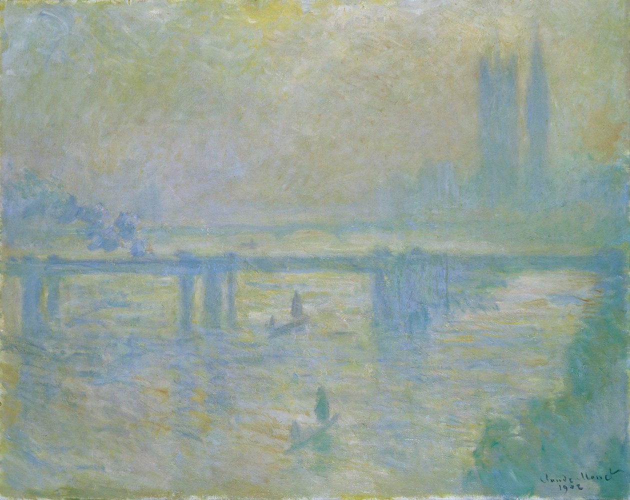 Charing Cross híd alkotó: Claude Monet