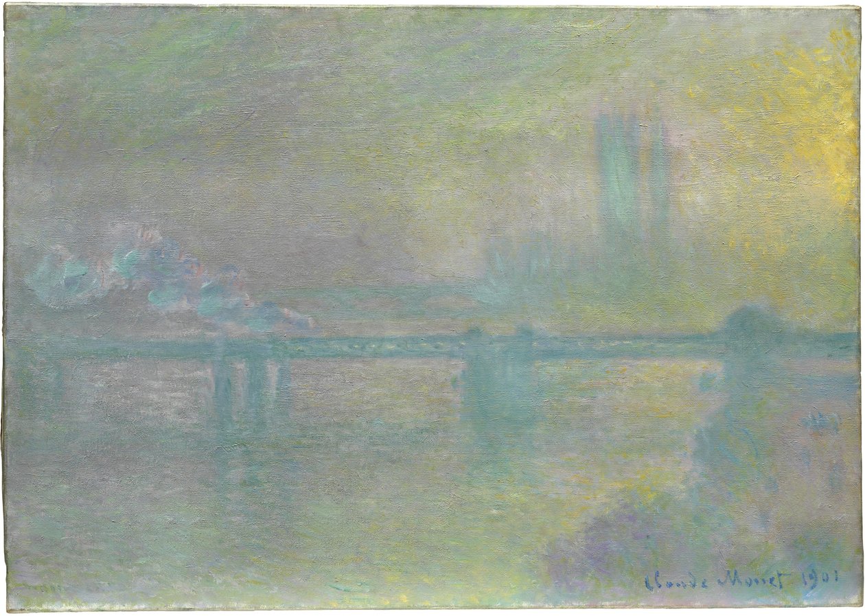 Charing Cross Bridge, London, 1901 alkotó: Claude Monet