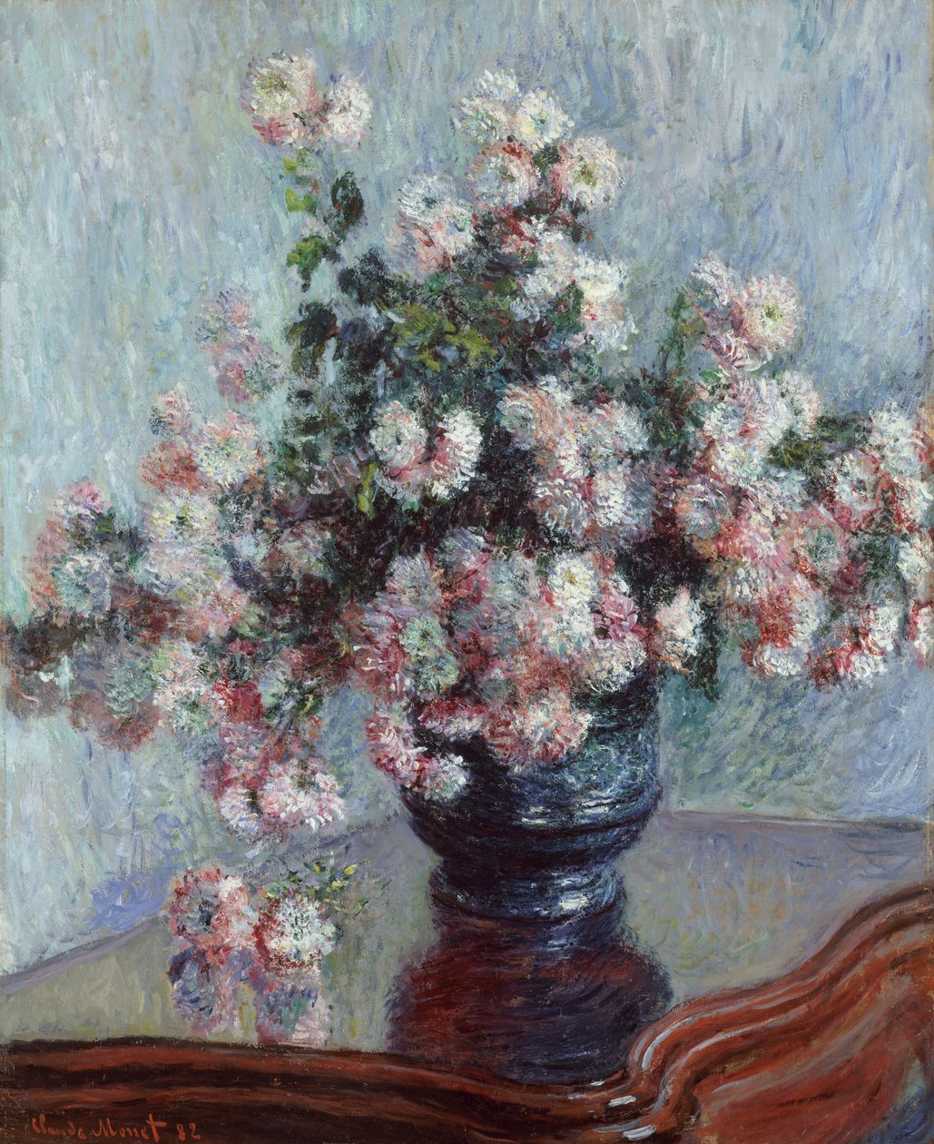 Krizantém, 1882 alkotó: Claude Monet