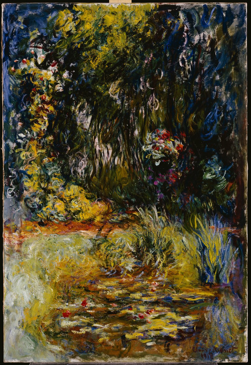 Egy tó sarka tavirózsákkal, 1918 alkotó: Claude Monet