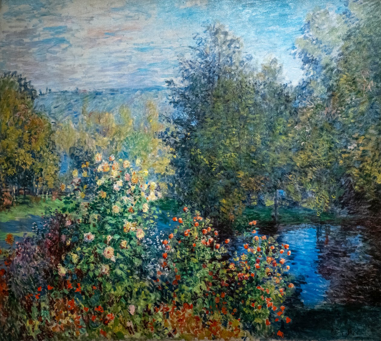 A kert sarka Montgeronban alkotó: Claude Monet