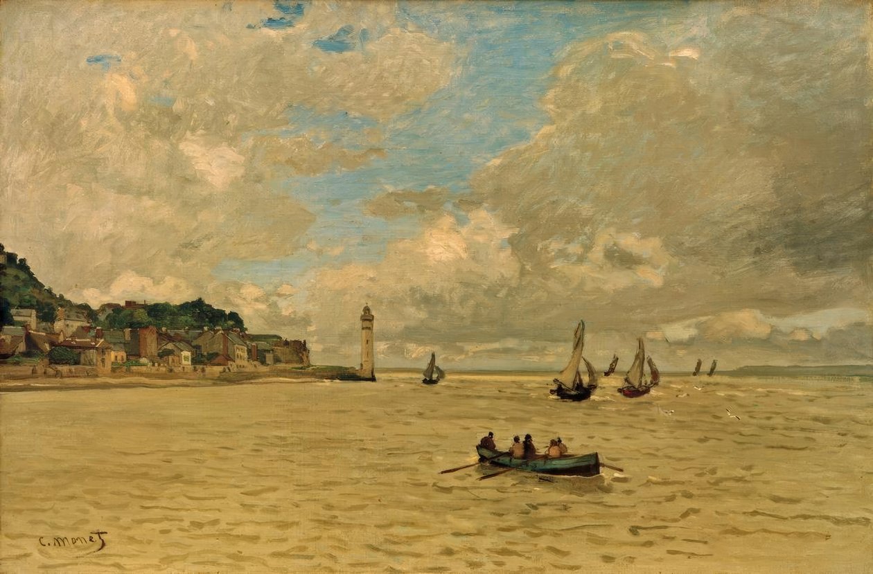A Honfleur világítótorony alkotó: Claude Monet
