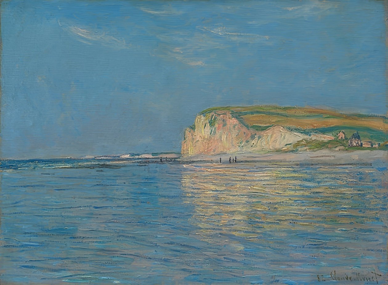 Apály Pourville-nél, Dieppe közelében. 1882 alkotó: Claude Monet
