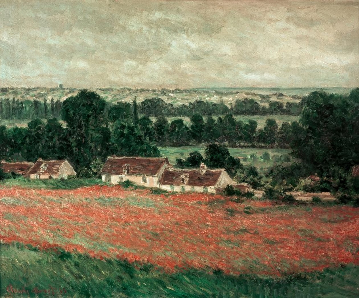 Pipacsmező, Giverny alkotó: Claude Monet