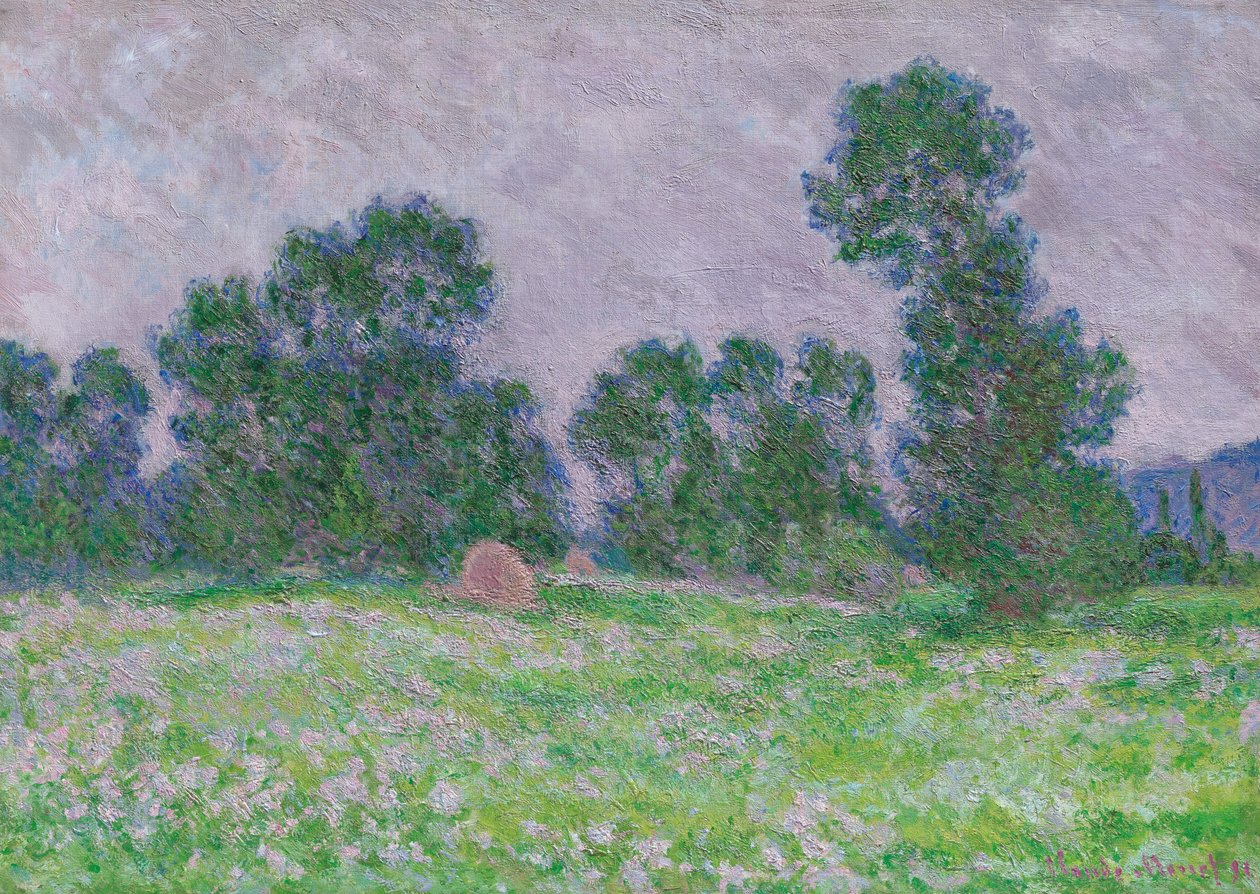 Virágos rét Givernyben alkotó: Claude Monet