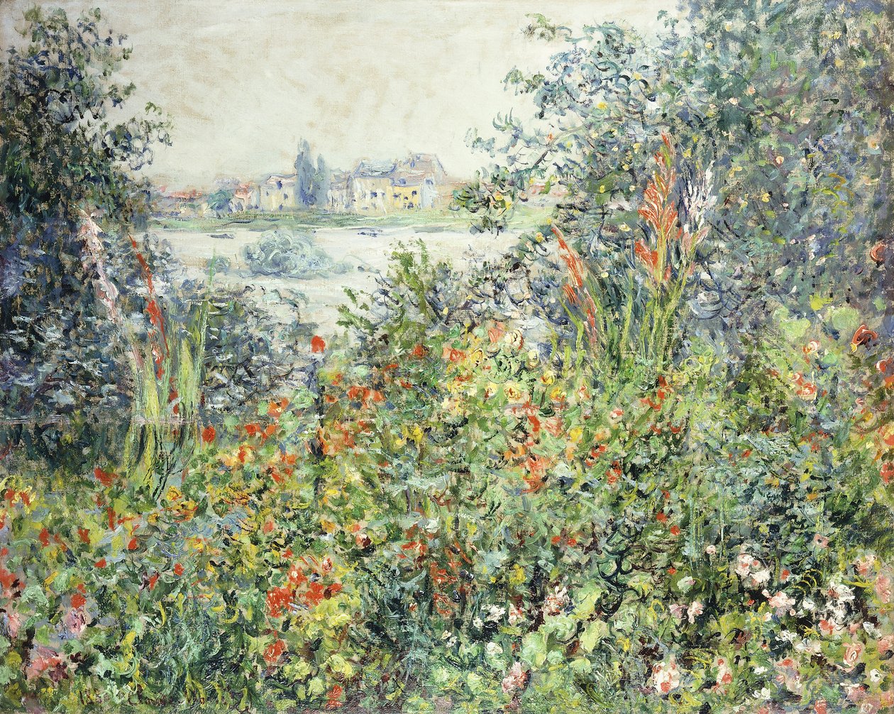 Virágok Vetheuilban; Fleurs a Vetheuil, 1881 alkotó: Claude Monet