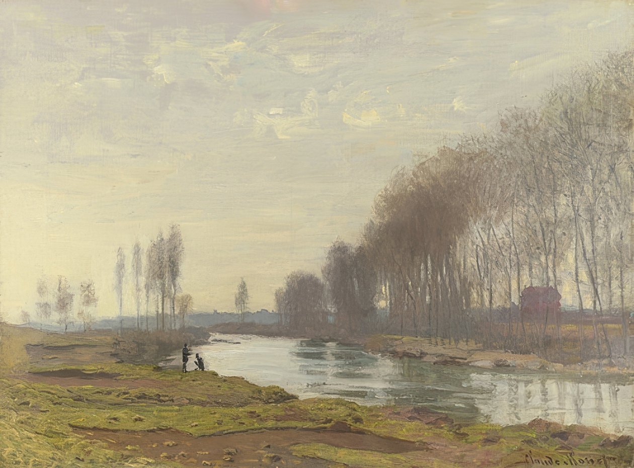 A Szajna ága Argenteuilban (Petit Bras de la Seine, Argenteuil). 1872 alkotó: Claude Monet