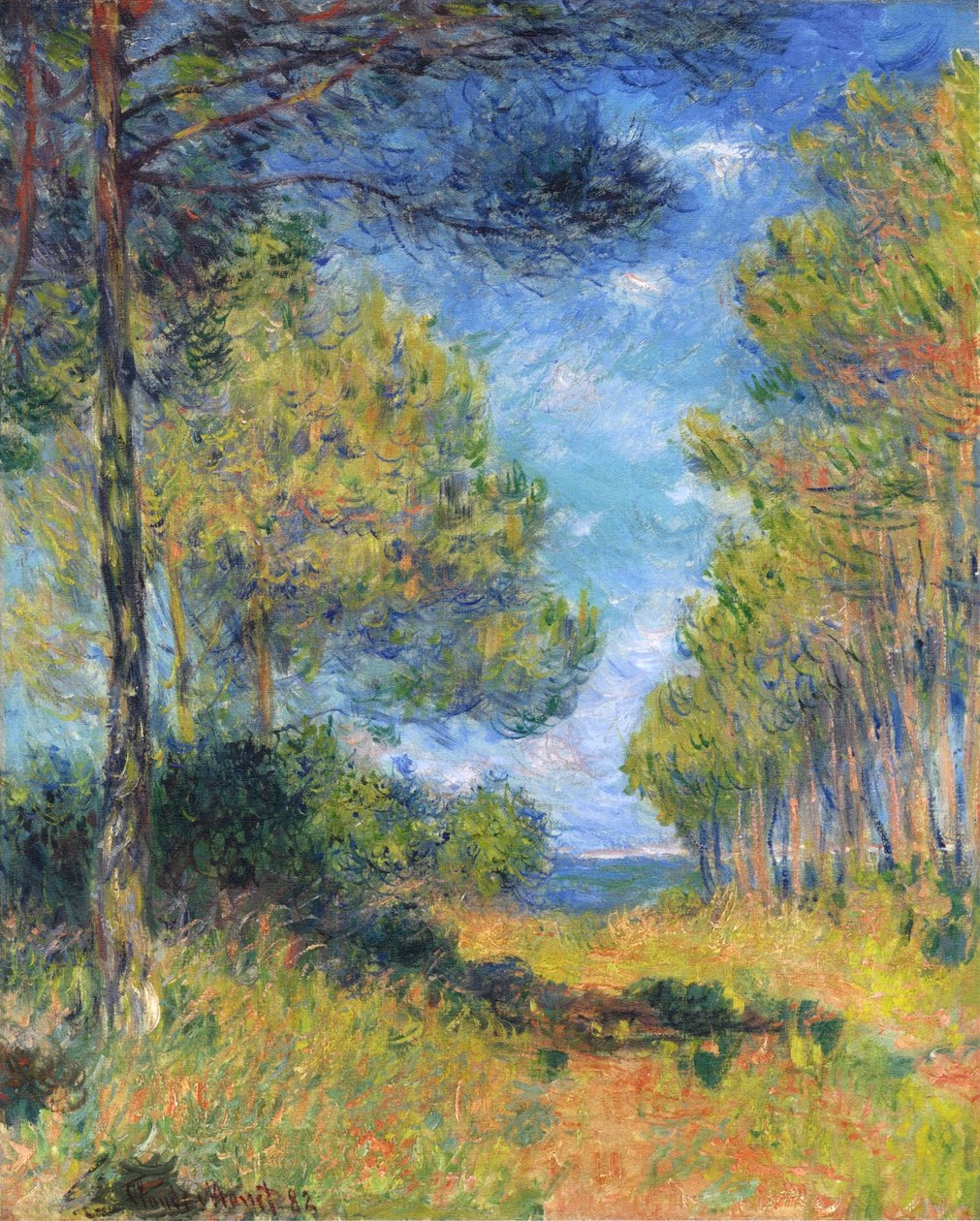 Francia: Allée de sapins à Varengeville
Német: Tannenallee in Varengeville alkotó: Claude Monet