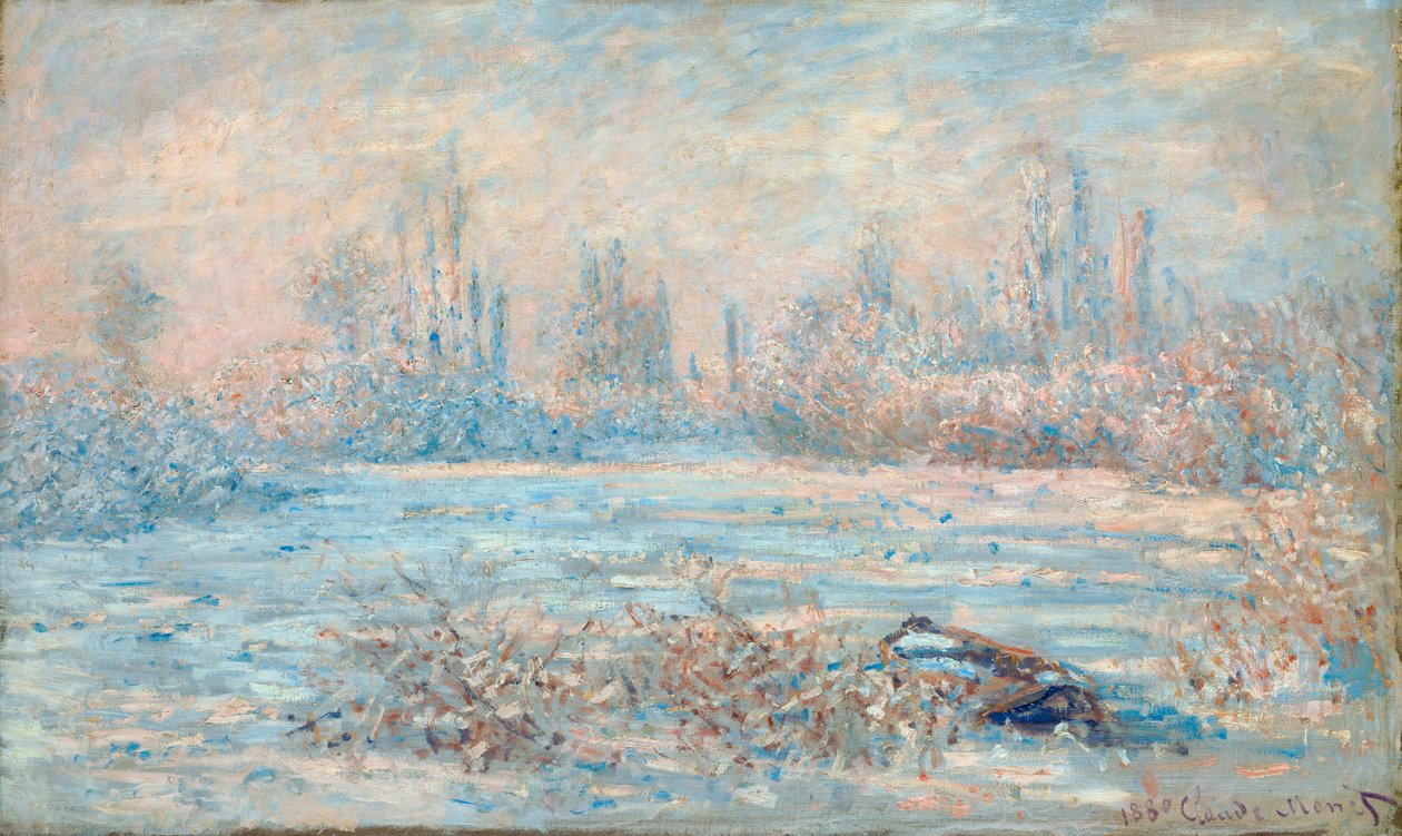 Frost, 1880 alkotó: Claude Monet