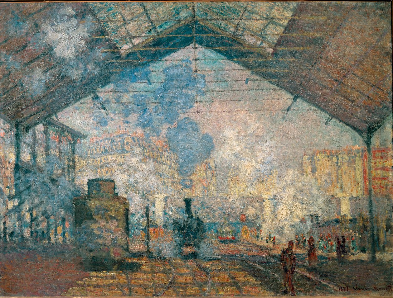 Saint-Lazare állomás alkotó: Claude Monet