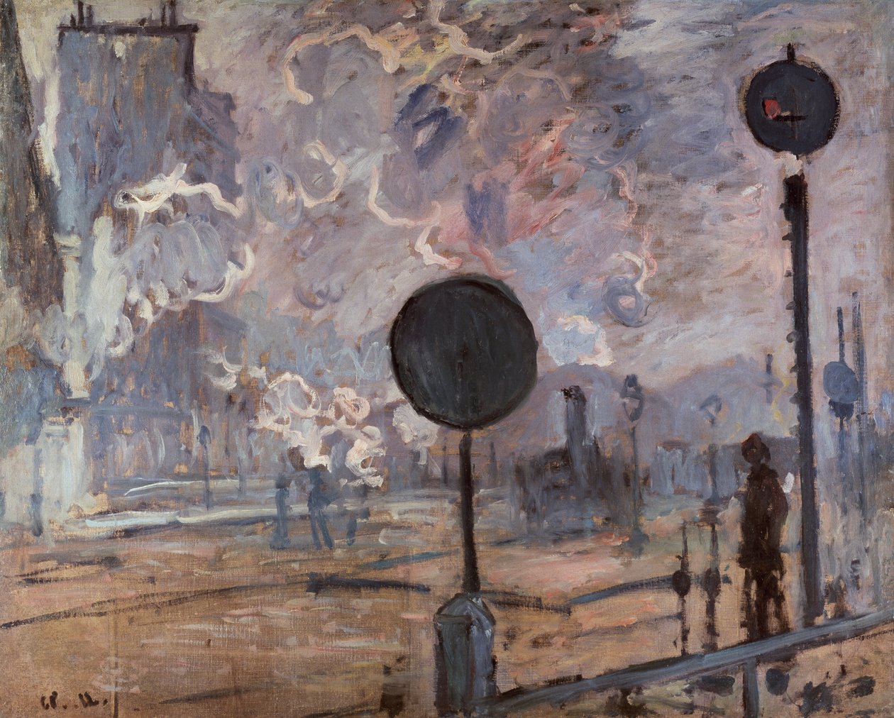 Gare Saint Lazare (Le Signal) alkotó: Claude Monet