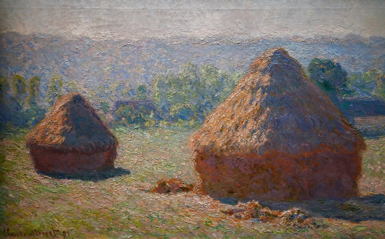 Szénakazal, nyár vége alkotó: Claude Monet