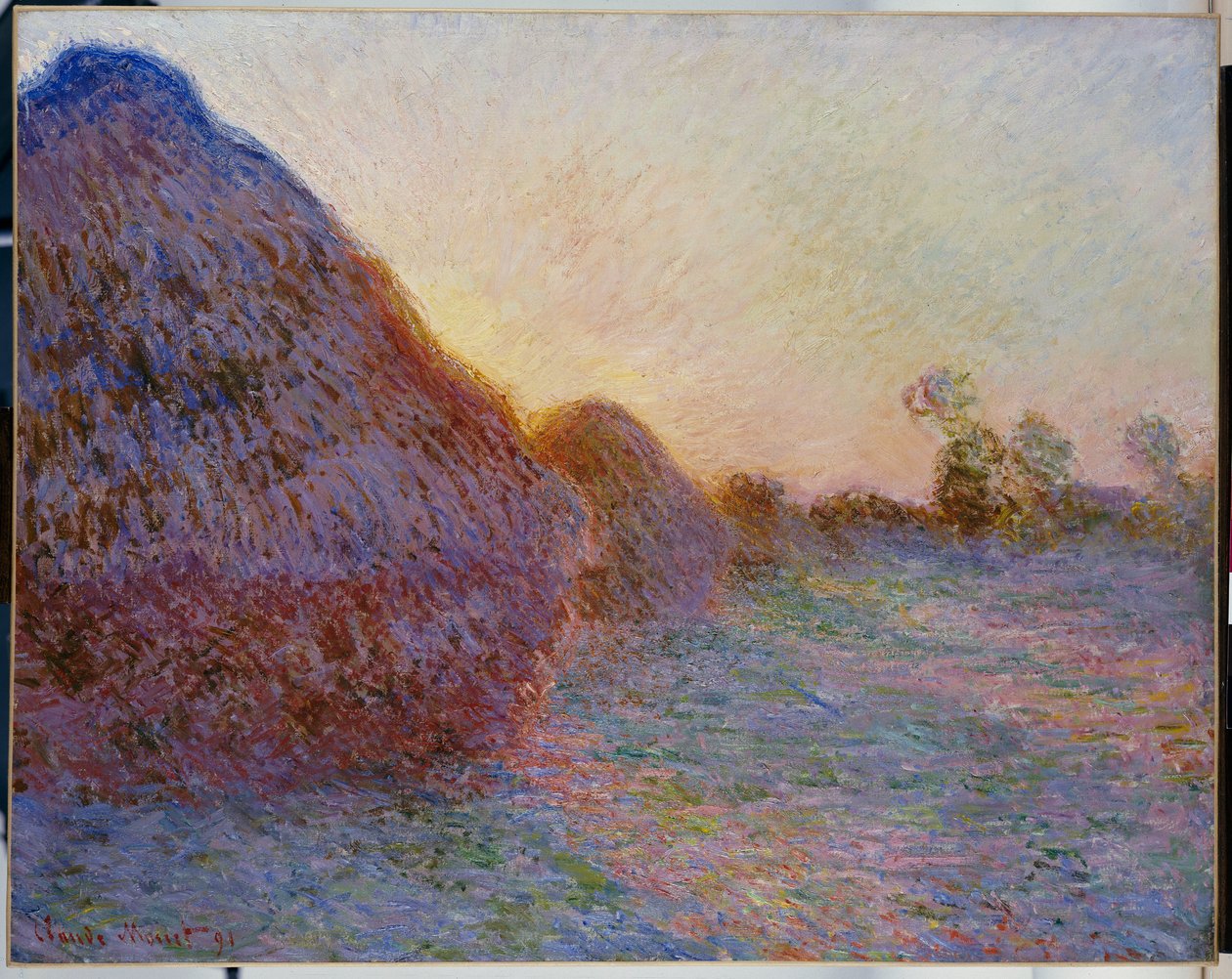 Szénakazalok alkotó: Claude Monet