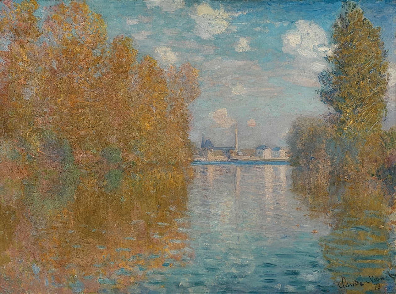 Őszi hangulat Argenteuilban. 1873 alkotó: Claude Monet