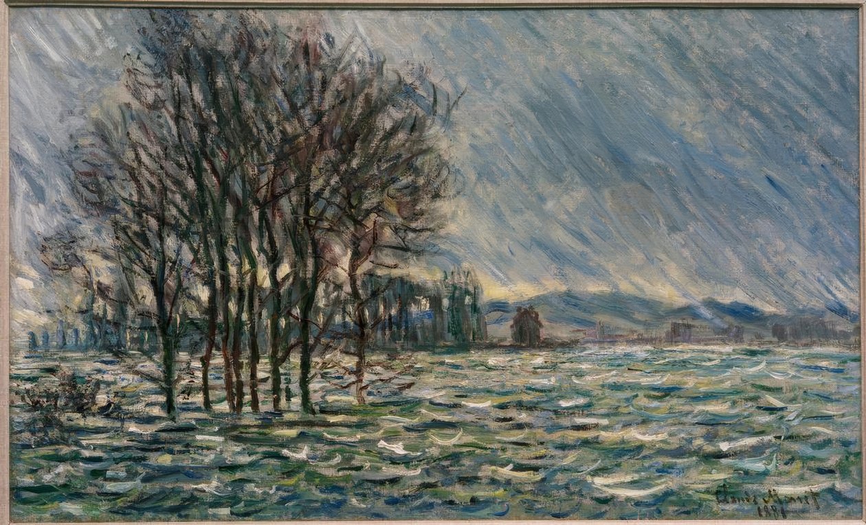 Árvíz alkotó: Claude Monet