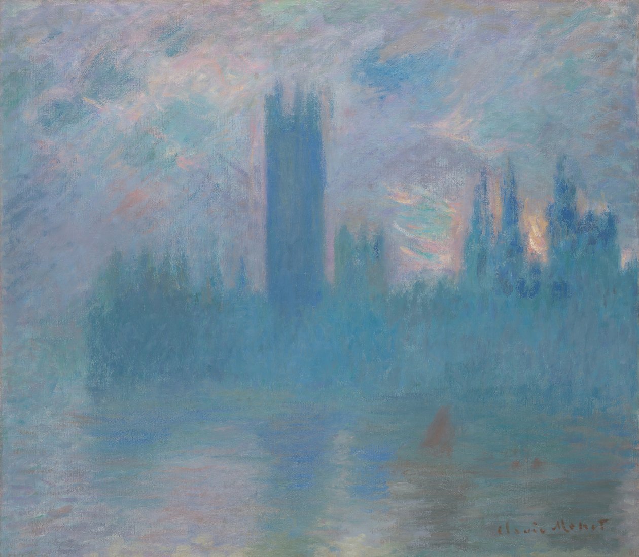 Houses of Parliament, London, 190001. alkotó: Claude Monet