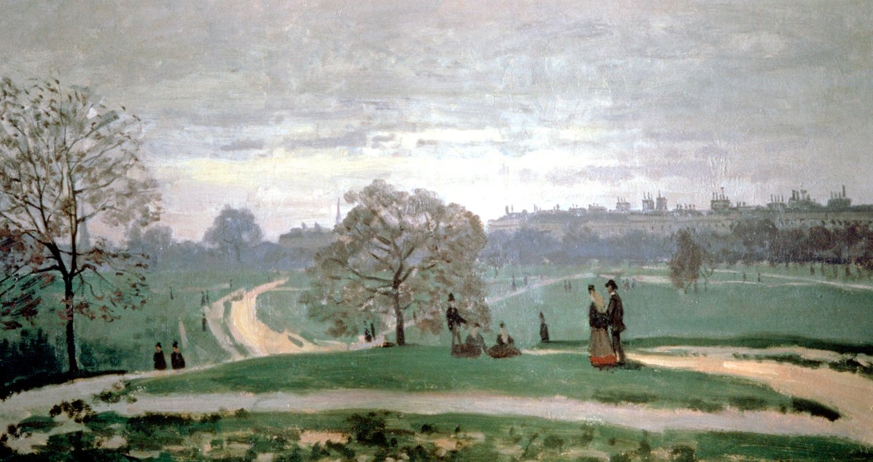 Hyde Park, London, 1871 alkotó: Claude Monet
