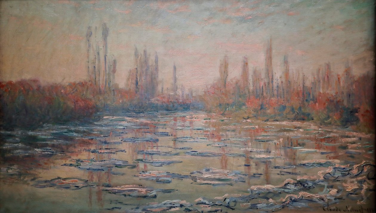 Jég, más néven Debacle on the Seine 1880 (Olaj, vászon) alkotó: Claude Monet