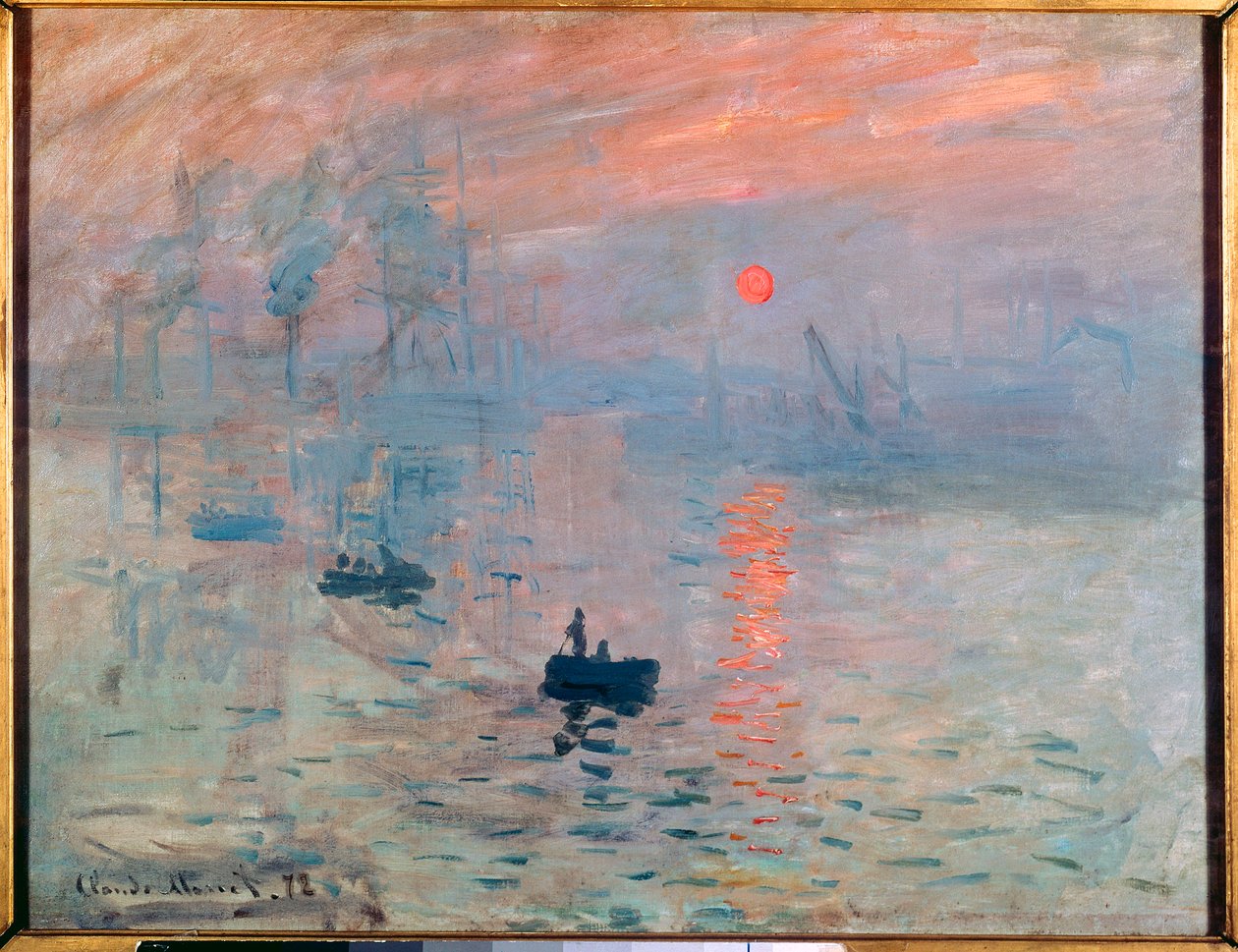 Impresszió, napfelkelte alkotó: Claude Monet