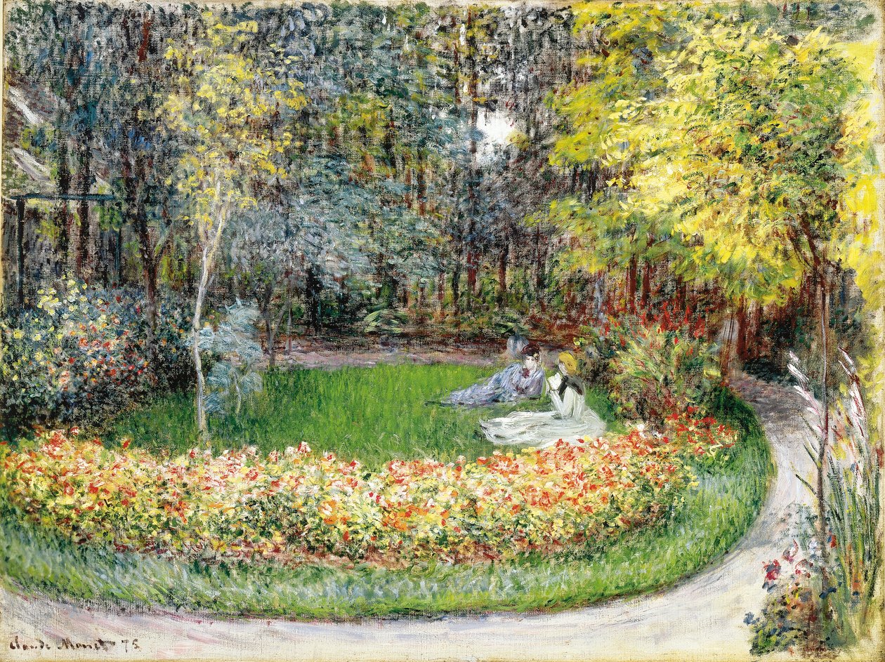 A kertben, 1875 alkotó: Claude Monet