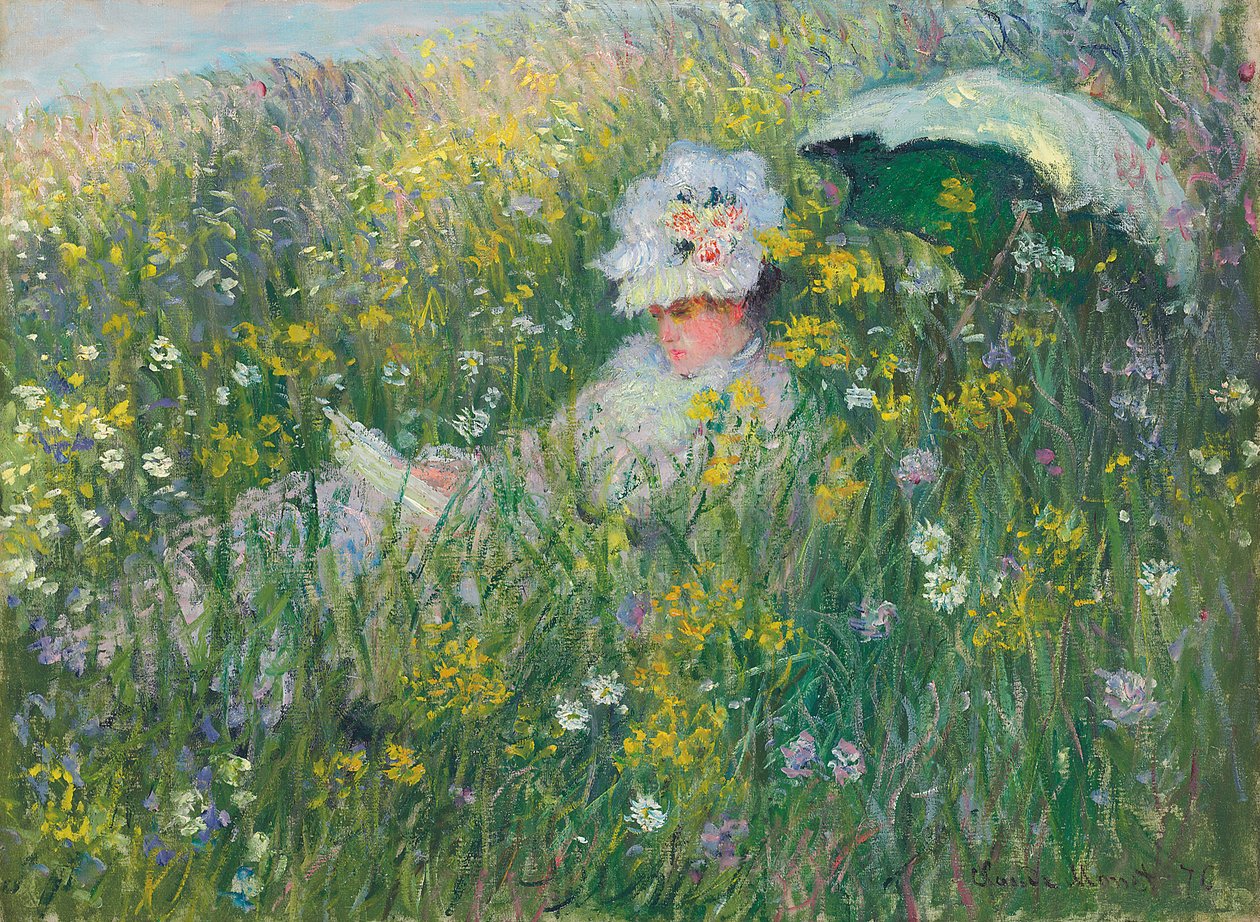 A Réten; Dans la Prairie, 1876 alkotó: Claude Monet