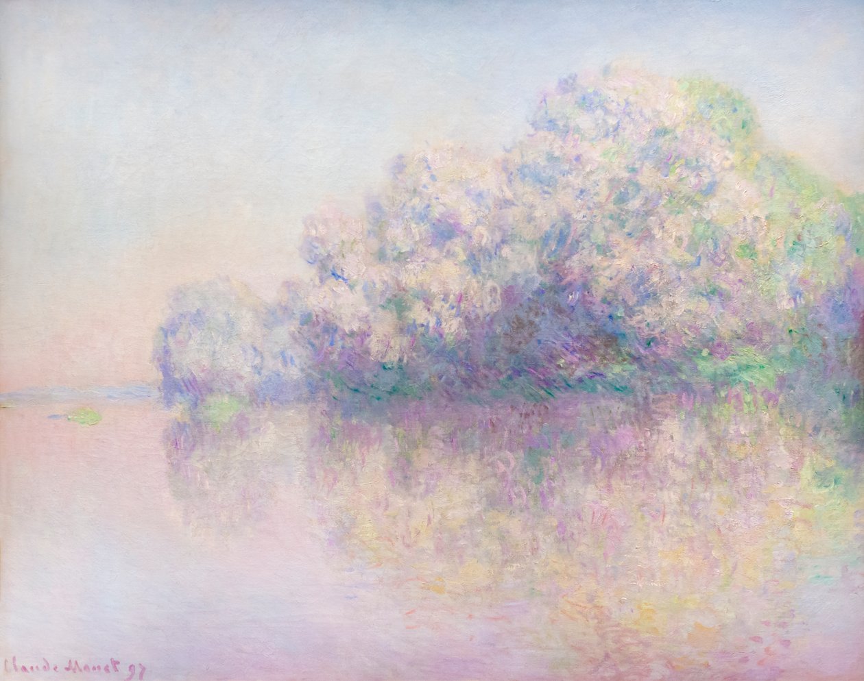 Csalán szigete alkotó: Claude Monet