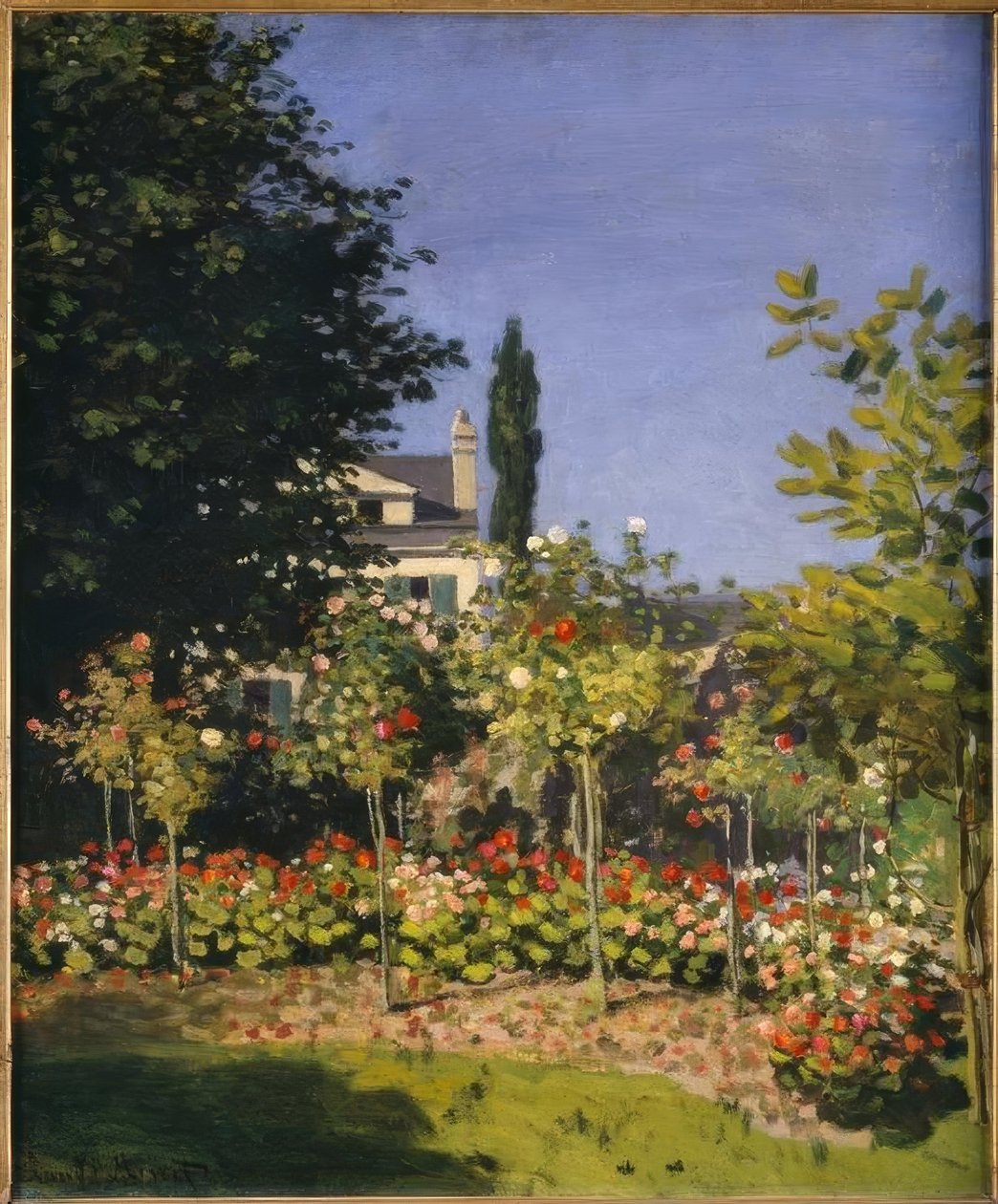 Virágzó kert alkotó: Claude Monet