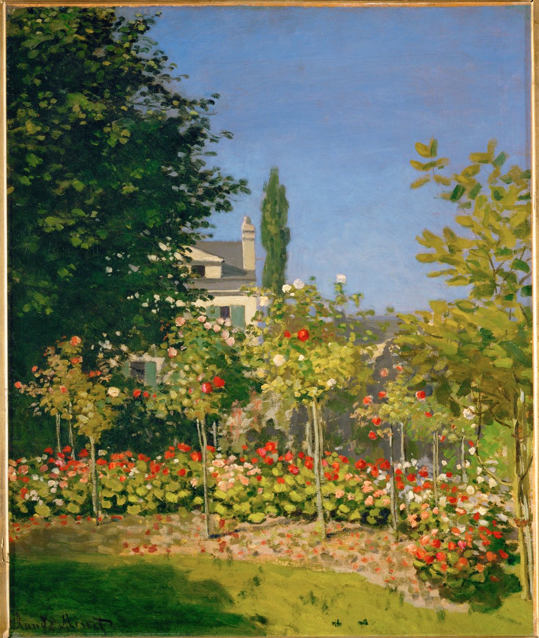 Jardin en fleurs a Sainte-Adresse (olaj, vászon) alkotó: Claude Monet