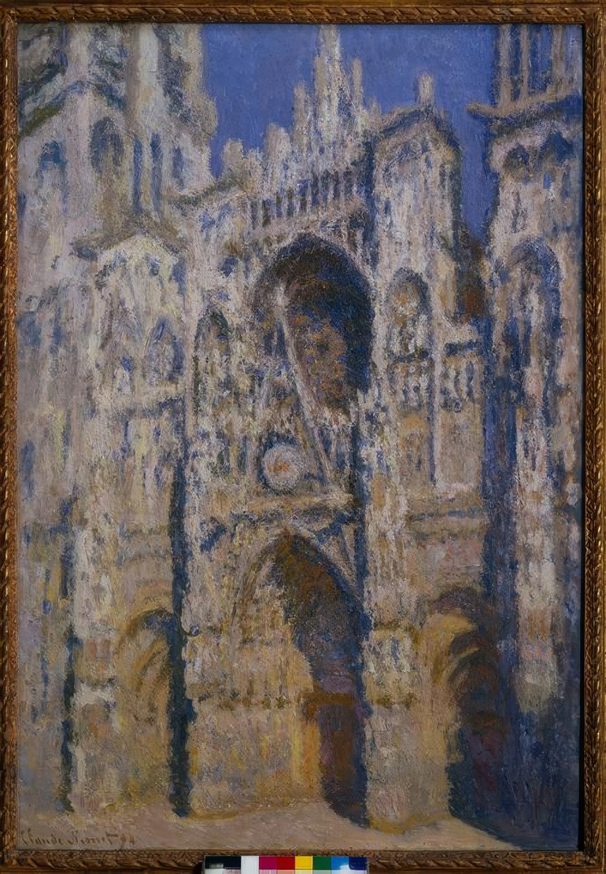 A roueni katedrális, a portál és az Albane-torony, pl alkotó: Claude Monet