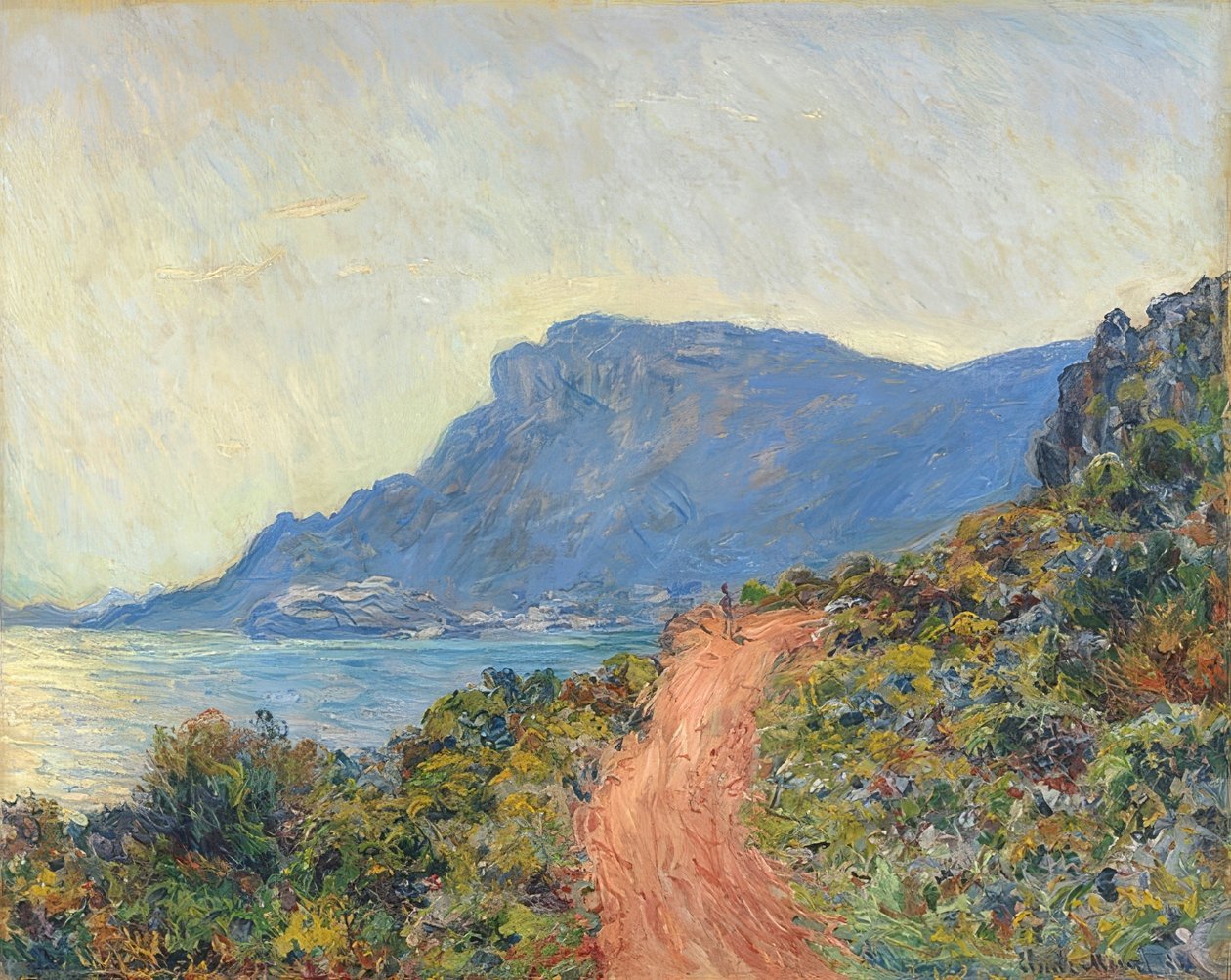La Corniche nahe Monaco. 1884 alkotó: Claude Monet