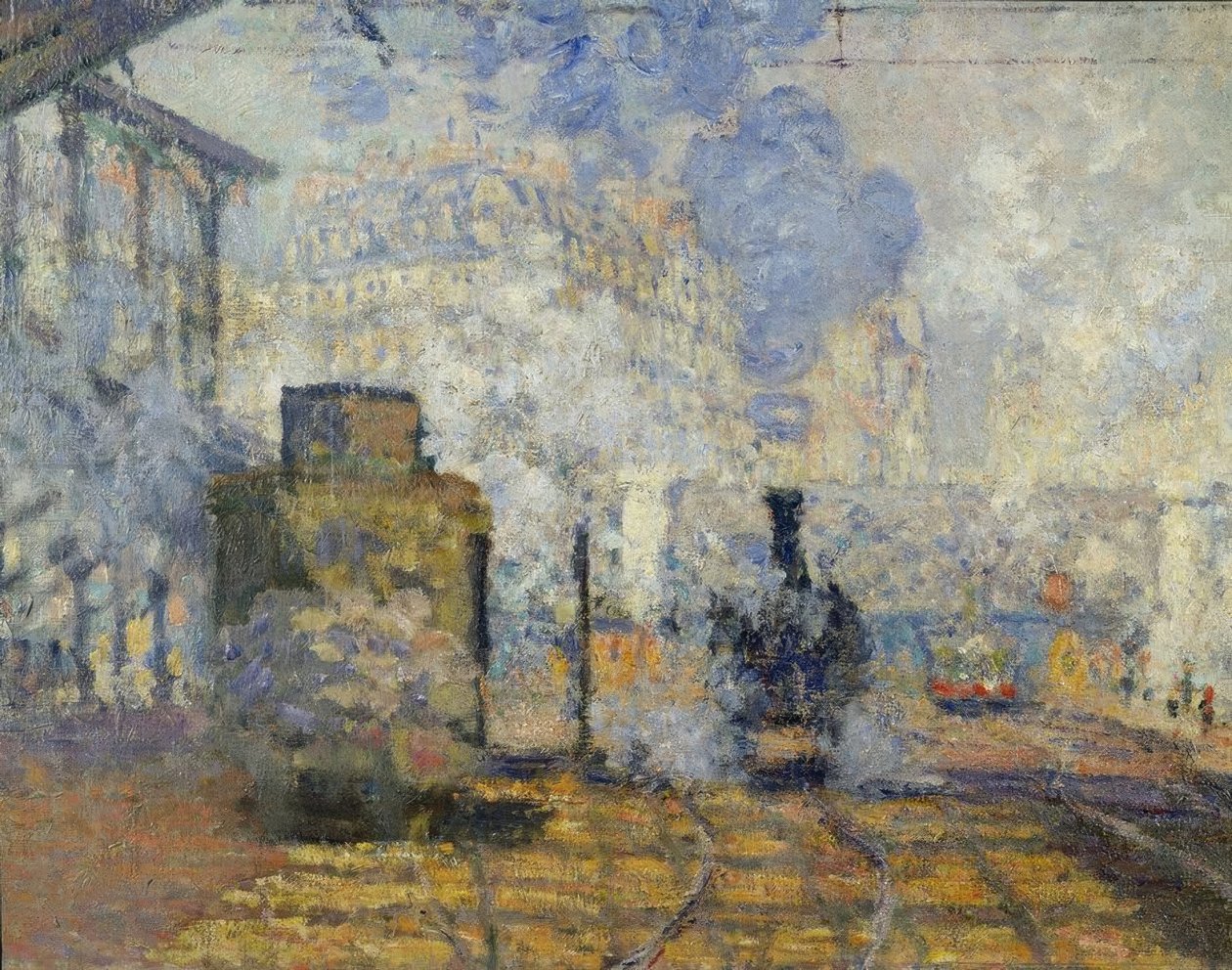 Gare Saint-Lazare alkotó: Claude Monet