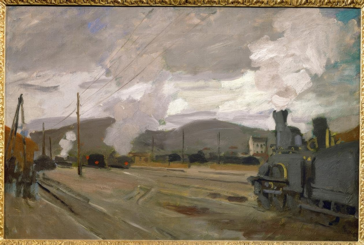 Argenteuil állomás alkotó: Claude Monet