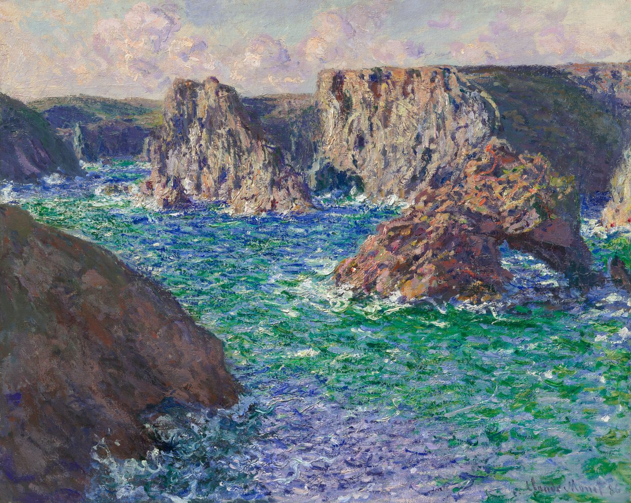 La Roche Guibel, Port-Domois alkotó: Claude Monet