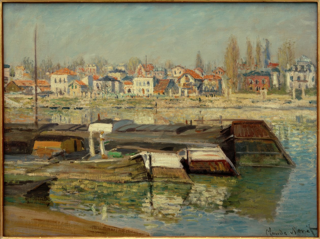 A Szajna Asnières-ben alkotó: Claude Monet