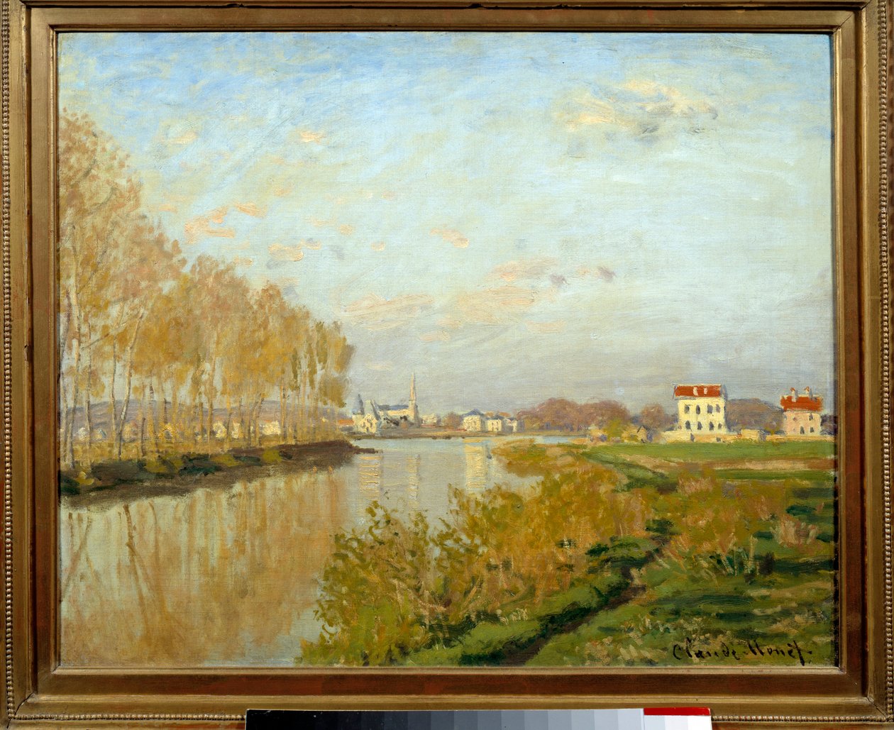 A Szajna Argenteuil-ban. Claude Monet festménye (1840-1926) alkotó: Claude Monet