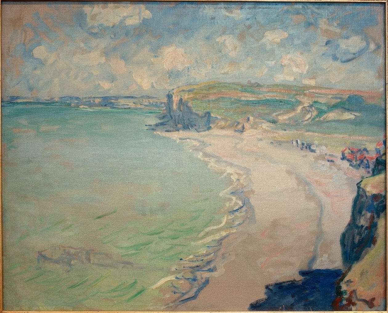 Pourville Beach (Der Strand von Pourville) alkotó: Claude Monet