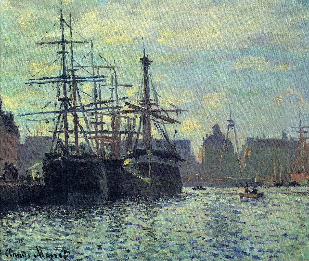 Le Bassin du Commerce, Le Havre alkotó: Claude Monet
