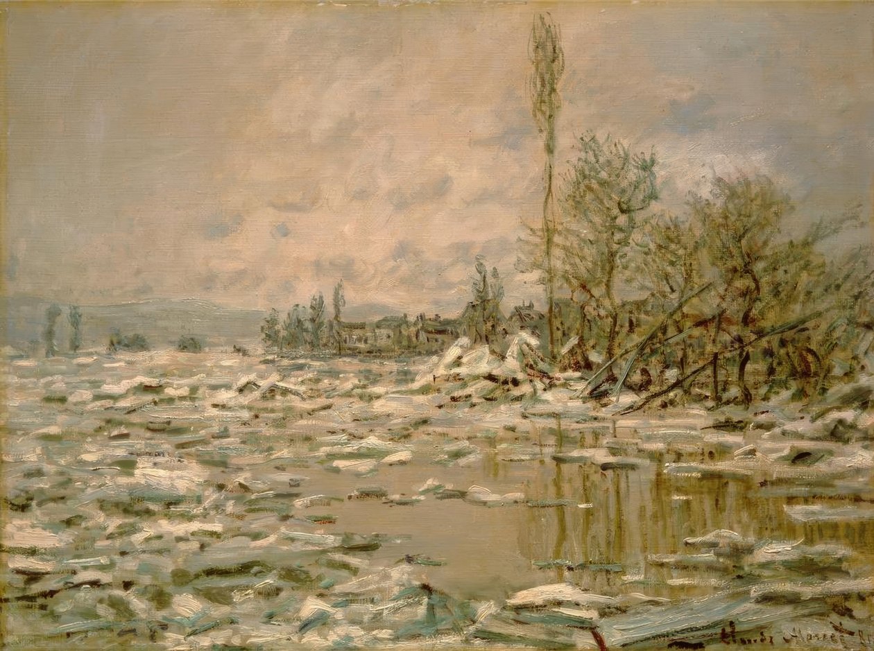 A zűrzavar, szürke időjárás alkotó: Claude Monet