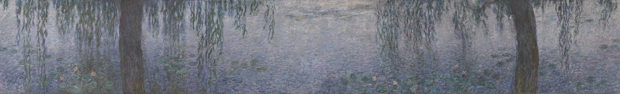 Tiszta reggel a fűzfáknál alkotó: Claude Monet