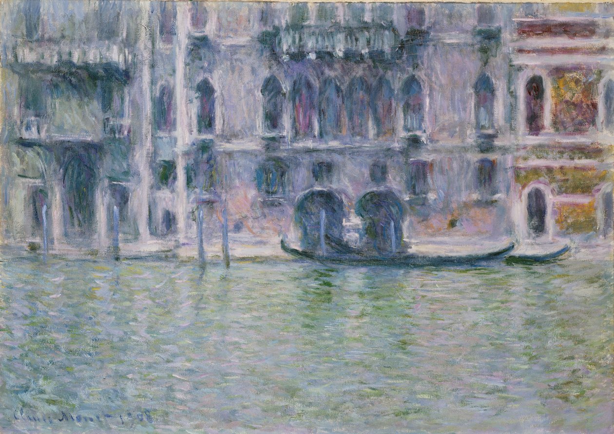 Le Palais da Mula, 1908 alkotó: Claude Monet