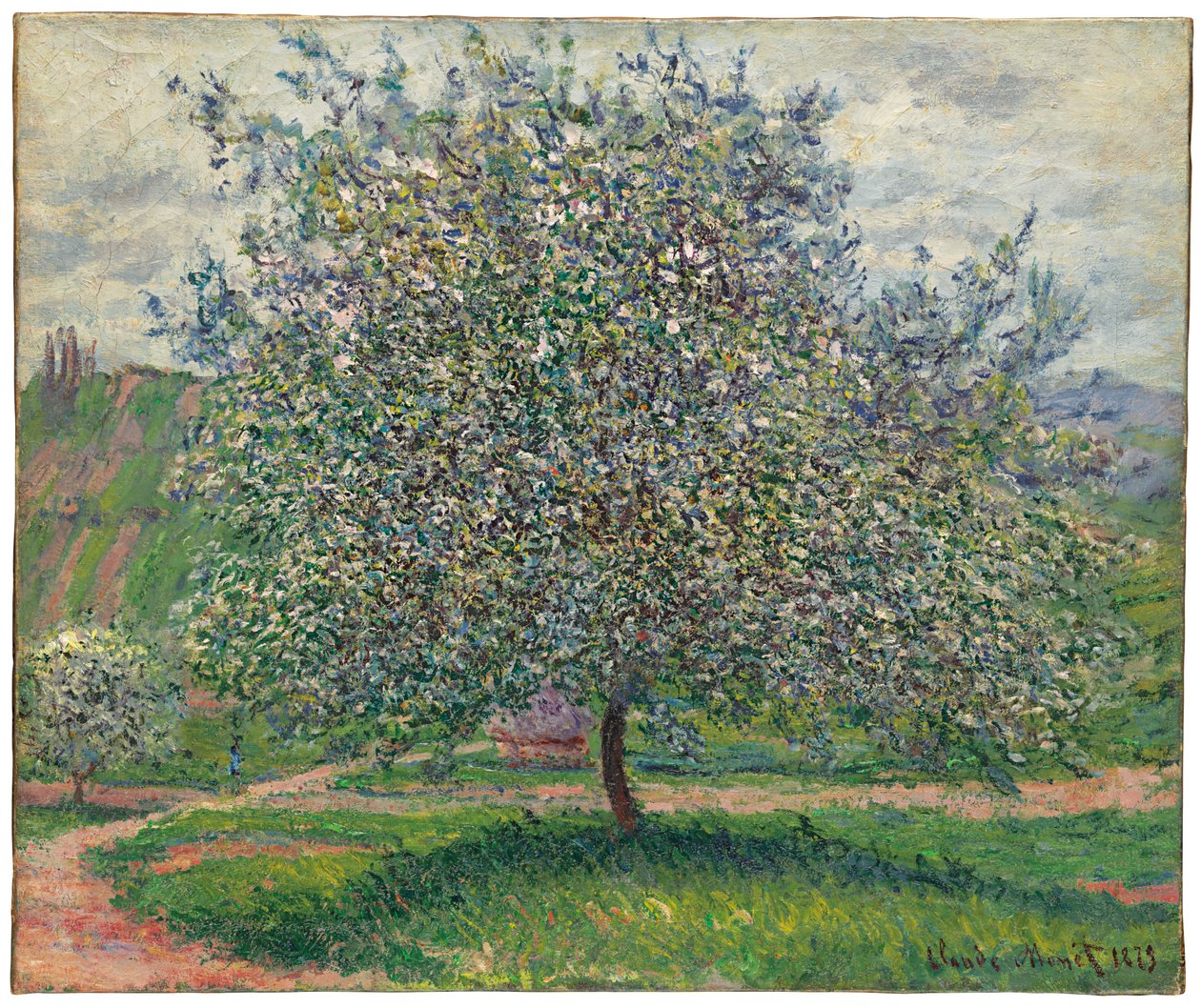Az almafa, 1879 alkotó: Claude Monet
