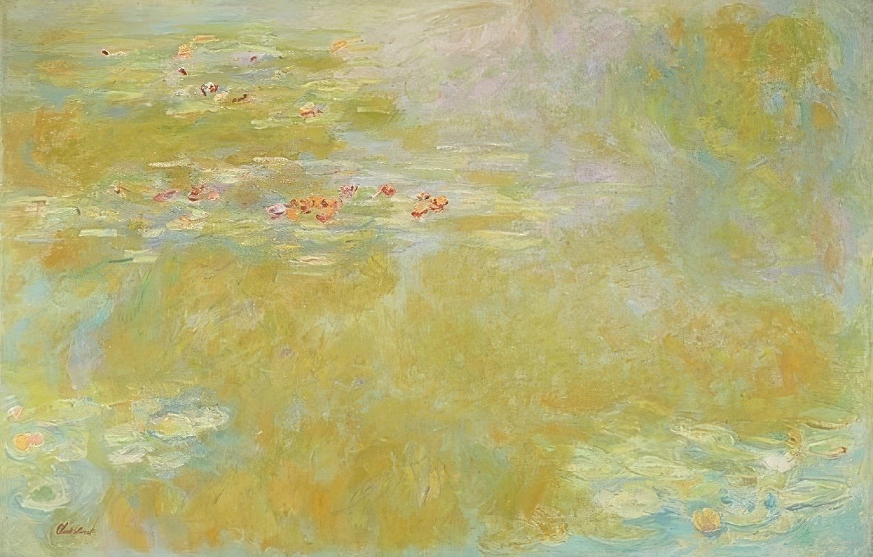 Le bassin aux nymphéas (A tavirózsa-tó). 1916 körül alkotó: Claude Monet