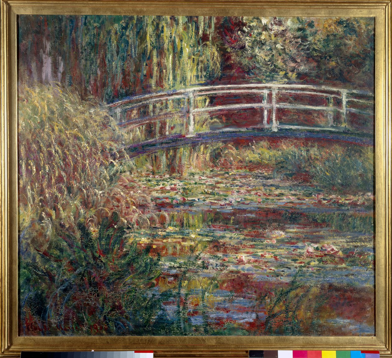 Le bassin aux nympheas, harmónia rózsa Claude Monet festménye (1840-1926) 1900 V. 0,89 x 1,00 m Párizs, Muse d