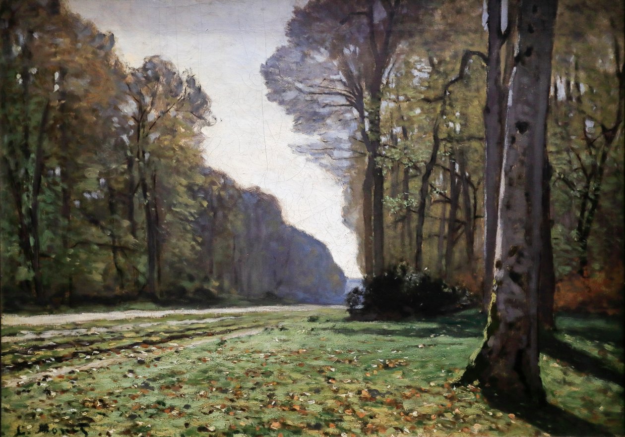 Chailly kövezete 1865 (olaj, vászon) alkotó: Claude Monet