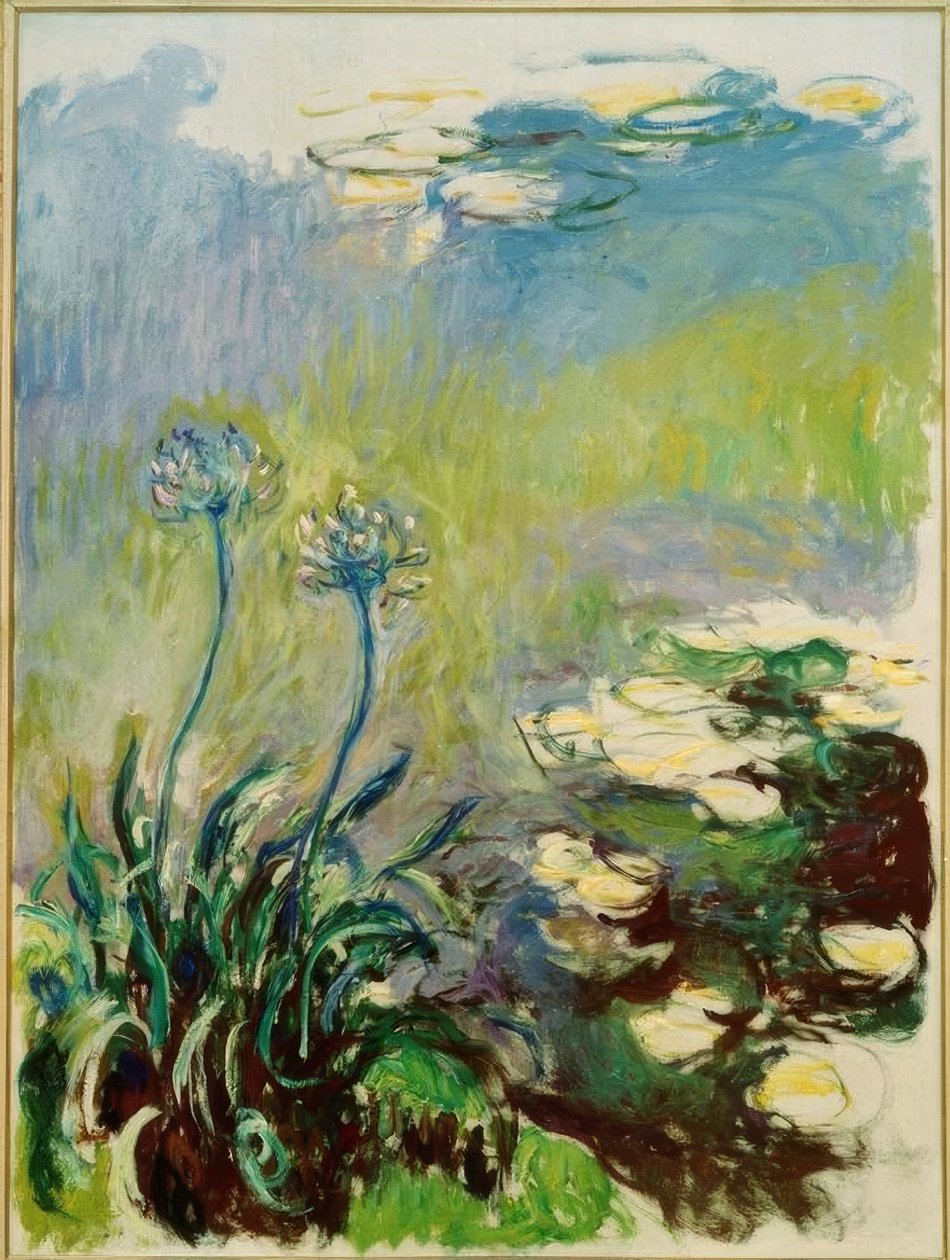 Les Agapanthes alkotó: Claude Monet