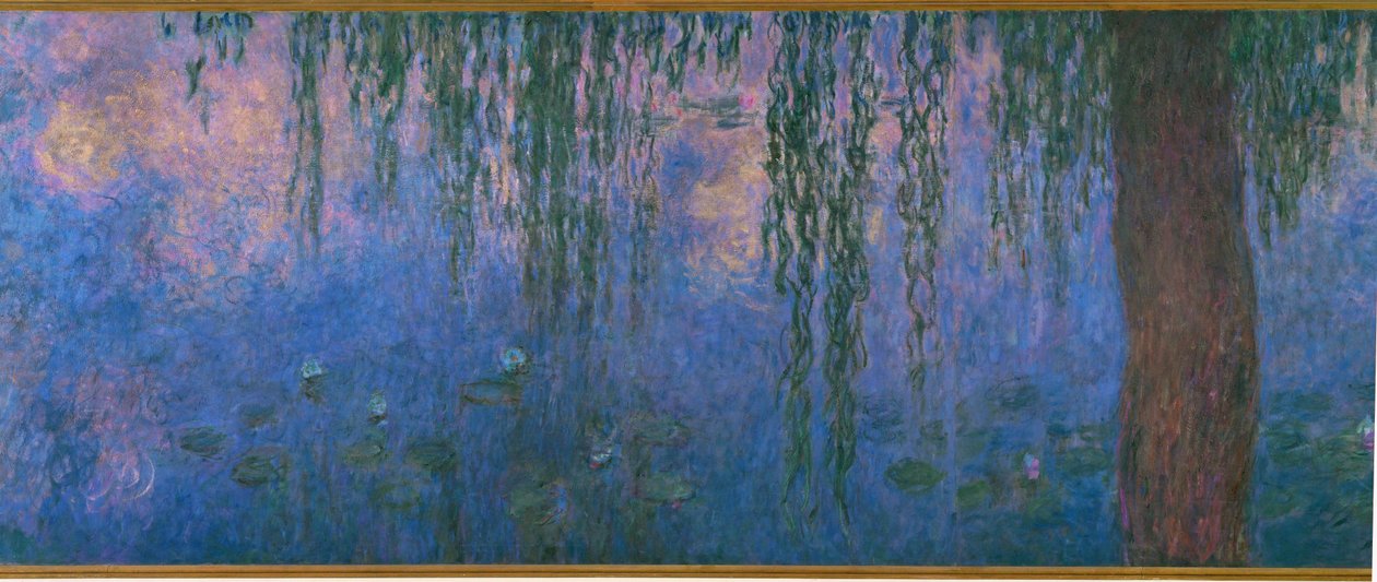 Les Nympheas, les Saules (olaj, vászon) alkotó: Claude Monet
