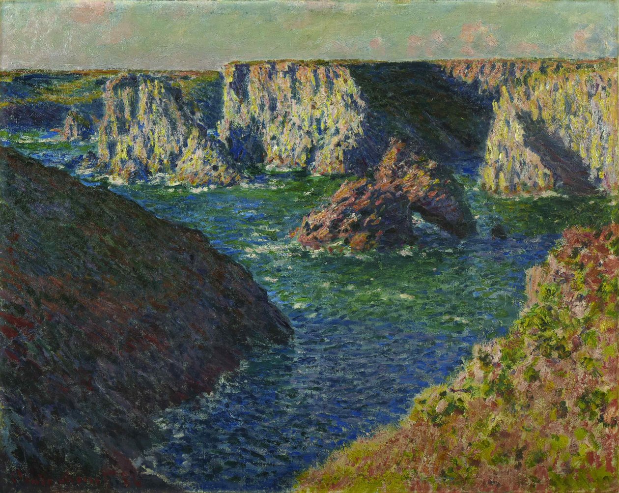 Belle-Ile sziklái Belle-Ile sziklái, 1886. alkotó: Claude Monet