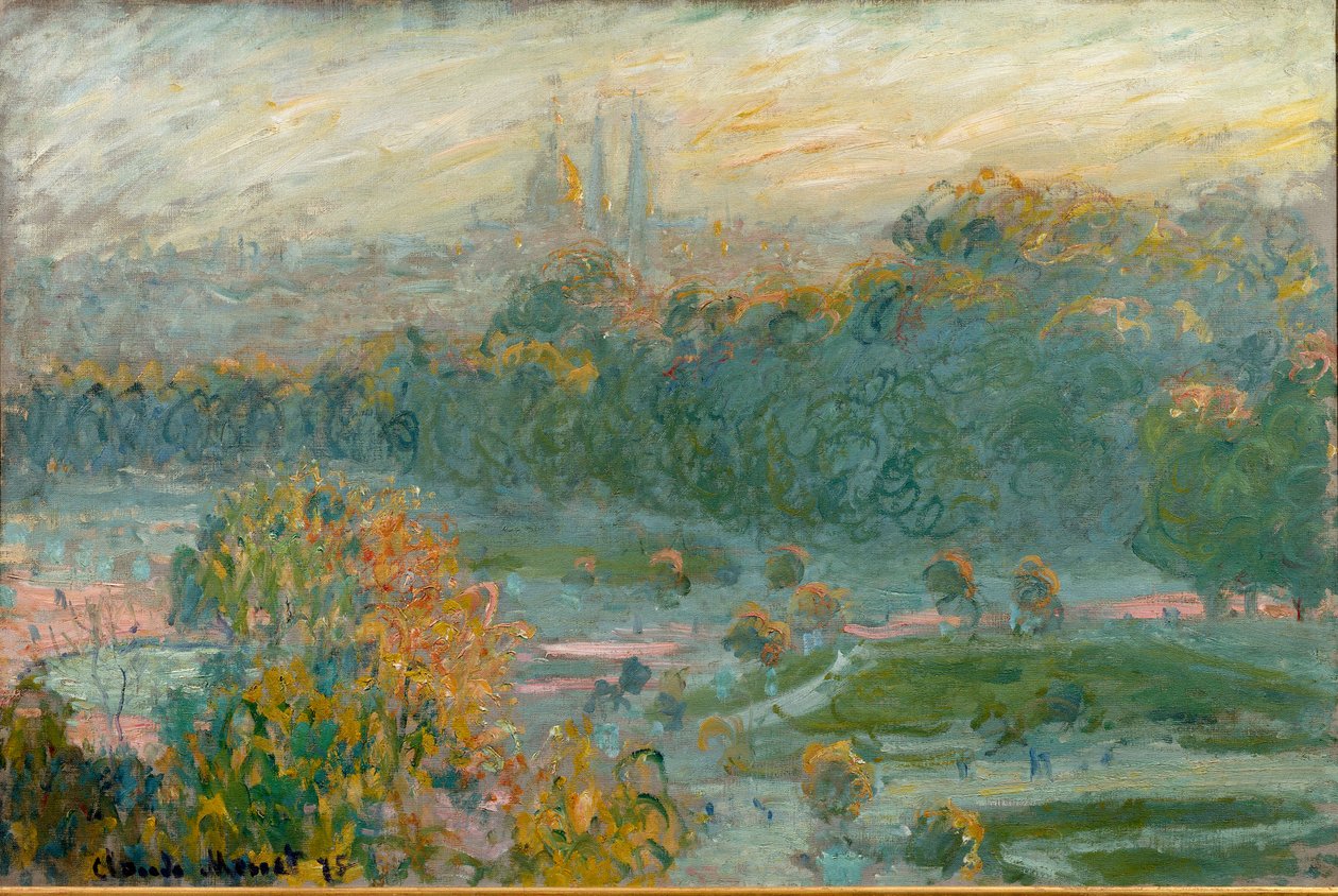 Les Tuileries, tanulmány alkotó: Claude Monet